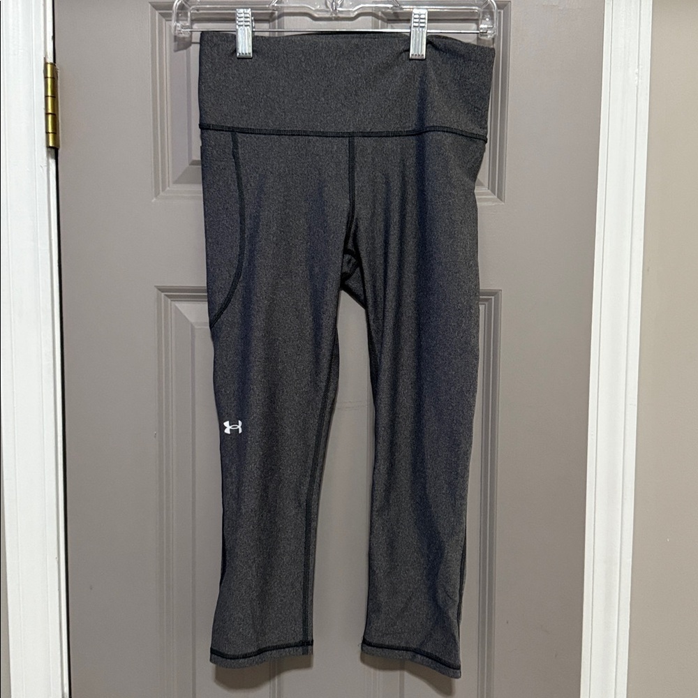 Under Armour HeatGear Compression Top in Dark Gray